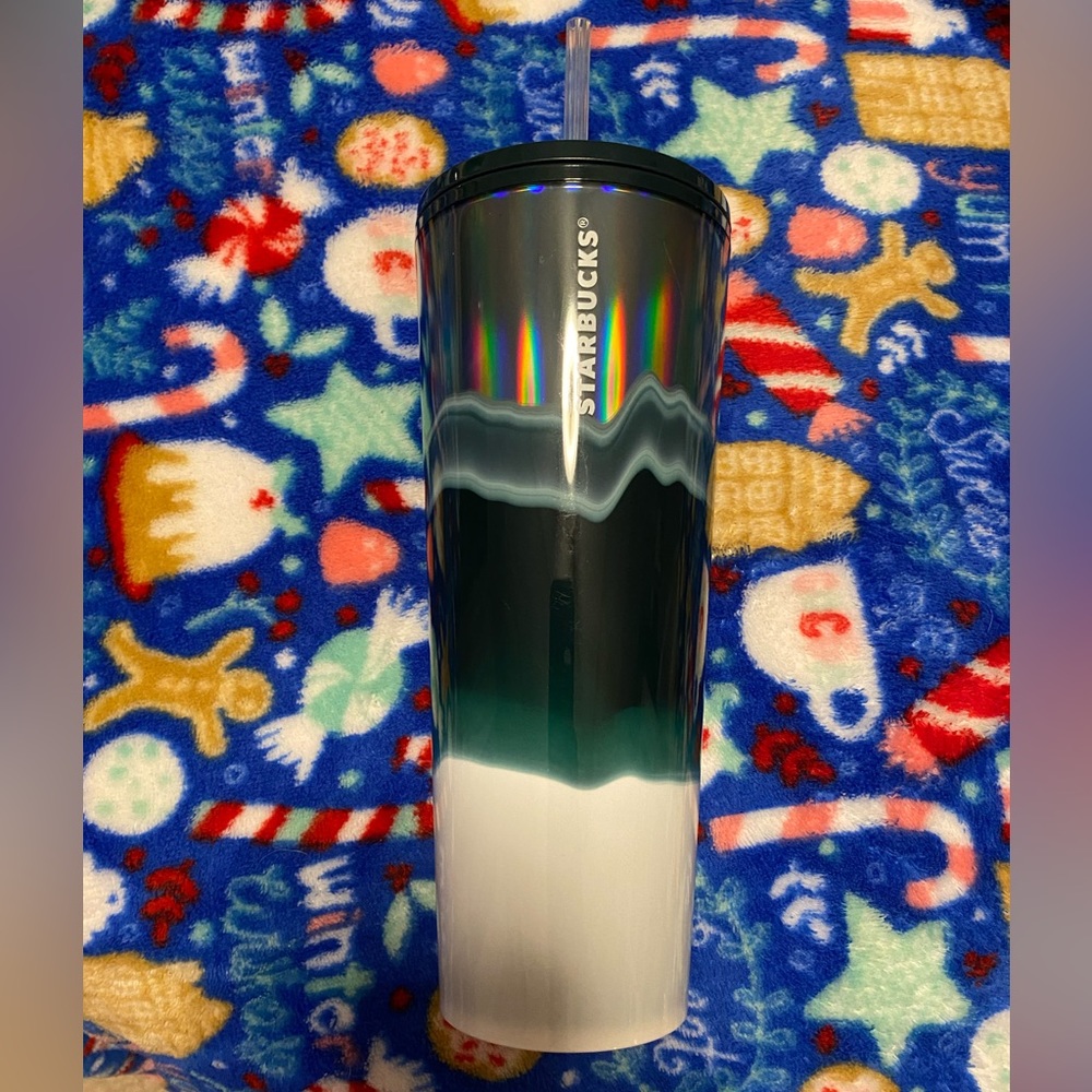 Green Starbucks cup